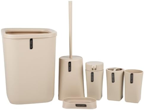 Bathroom Supplies Six-piece Mouthwash and Teeth Holder Soap Box Toilet Set image 2