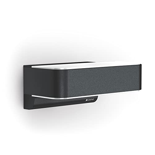 Steinel Außenleuchte L 810 S schwarz, 9,8 W LED Wandleuchte,...