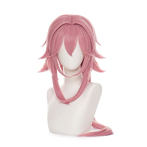 OSIAS Yae Miko Genshin Impact Cosplay Wig for Woman and Girls, Yae Miko Wig