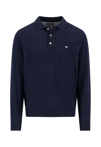 Polo manches longues FYNCH-HATTON en maille premium de coupe ajustée