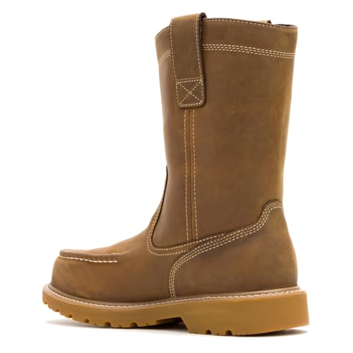 Wolverine Men's Floorhand Moc Waterproof Steel Toe 10in Dark Wheat3