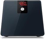 GE Bathroom Scale Body Weight, Digital Body Weight Scales Smart BMI Weight Device for People Accurate Bluetooth Weighing Electronic Weigh Machine with Bright LED Display 500lbs Capacity Black