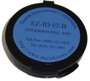 Fingerprint Pad 2" Diameter, Blue