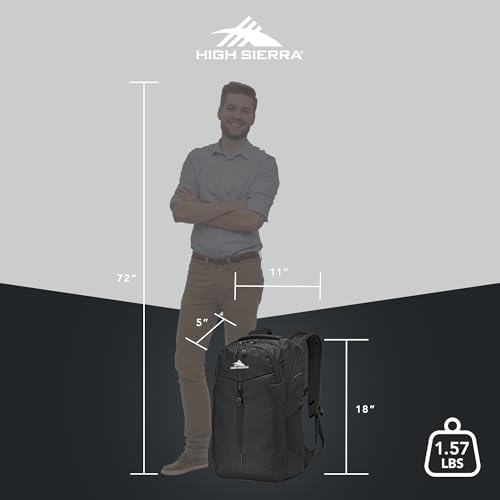 Mochila High Sierra Swerve Pro para portátil 27L Negra miniatura 4