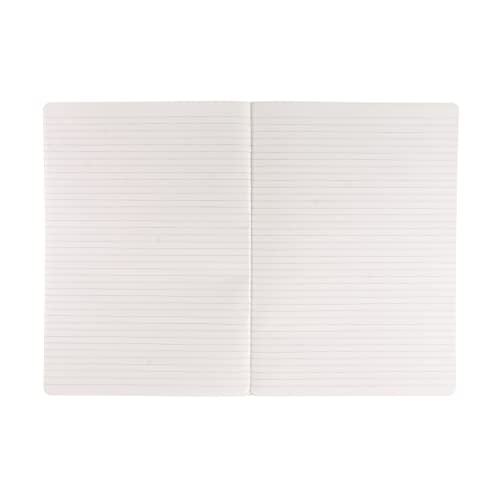 Cahier relié en tissu Fabriano Ecoqua Plus A4 ligné jaune de notes