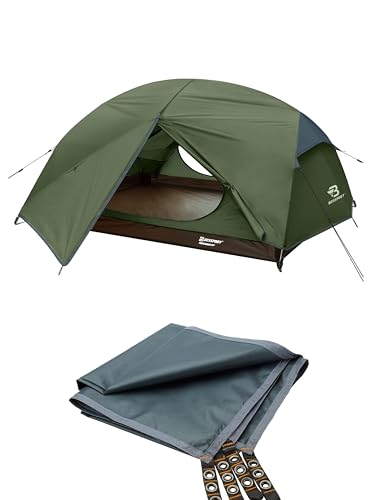 Carpa Bessport para 3 personas con funda impermeable miniatura 1