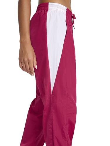 Reebok Women’s BV Woven Pant, Standard Fit, 29” Inseam, Lightweight Nylon Crinkle Woven Fabric, Vector Very Berry, X-Large - image 6