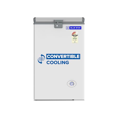 Blue Star CF3-130NEYW 130 Liter Single Door Deep Freezer (108 Liter, White, 3-star)