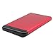 Produktbild didatecar Externe Festplatte, 2,5 Zoll, ultradünn, USB 3.0, für Laptop/Desktop-Spielekonsole (2 TB, Rot)