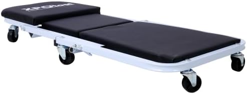 Miniatura 8 de Mechanic Creeper Seat Heavy Duty 300lb - 36" Taburete de perfil bajo con 6 ruedas, enredadera de garaje 2 en 1 para reparación y mantenimiento de