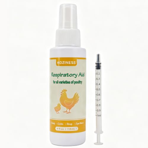 Poultry Respiratory Aid 4 fl oz with Feeder Cap & Spray Top