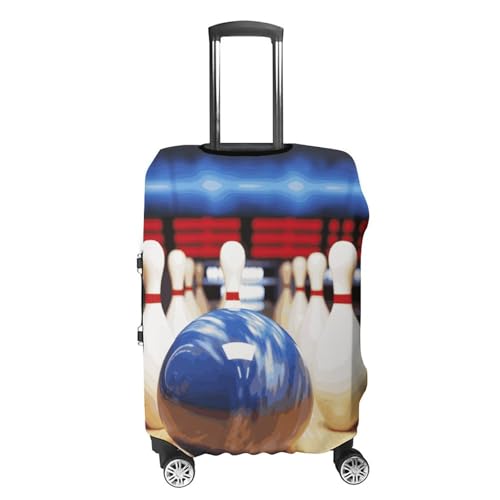 Bowling Printed Luggage Cover Protector, Fits 18-32 Inch Luggage4