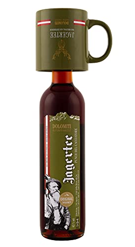 Original Jagertee 0 7 l mit hochwertiger Tasse. Konzentrat. 1+3=4. / nach alter Rezeptur/feine Wintergewürze/Ideal für kalte Abende/Original Jagertee aus Österreich