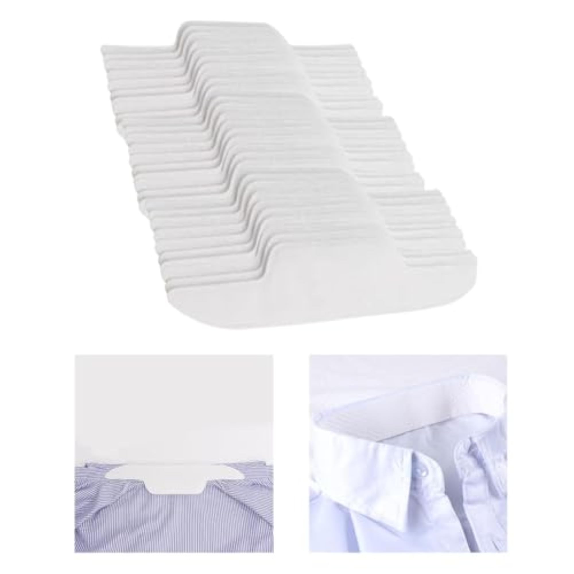 30 Pieces Neck Collar Sweat Pads, Invisible Protectors