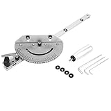 【HOHE PRÄZISION】 - Mitra-Messgerät mit 27 Winkelanschlägen für eine präzise inkrementelle Steuerung. Diese Gehrungslehre bietet extreme Genauigkeit beim Schneiden von Gehrungen.