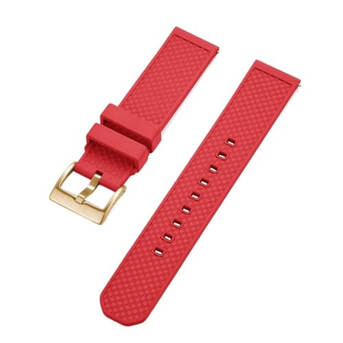 Bracelet de montre en caoutchouc fluoré premium 20mm au design élégant et durable