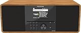 TELESTAR TOP 300 – DAB+/Internetradio mit CD-Player (Stereo, 2 × 15 W, Streamingdienste, Bluetooth Sende-/Empfangsfunktion, USB-Recording, Notfallwarnsystem) – Holz