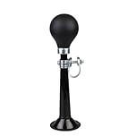 Cycling Classic Air Horn 2.2 inch Metal Bike Horn Traditional Portable Cycling Bicycle Hooter Bugle Trumpet Squeeze Rubber Bulb for Most Bicycles Recreational vehicles (black)