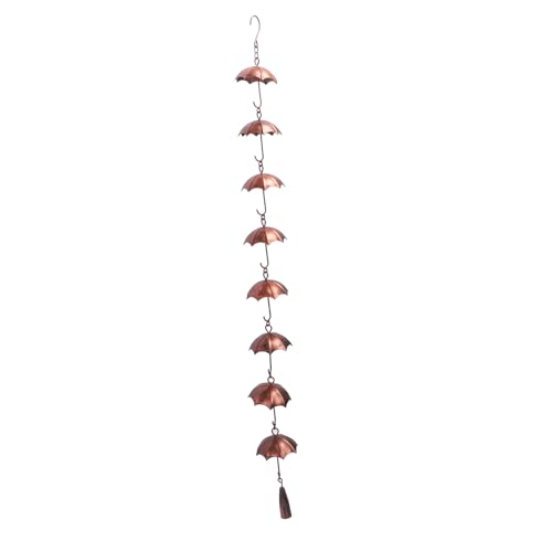 Chaîne de pluie décorative pour gouttières extérieur maison 100cm
