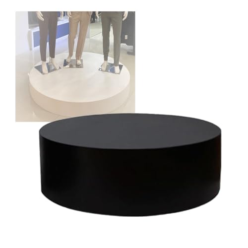 Socle d'affichage de décoration d'événement cylindrique et rond pour boutique et salon