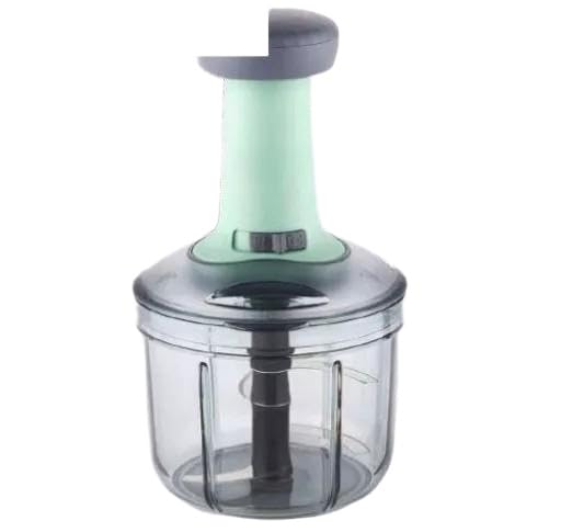 Quick & Easy Square 6 Blade Push Chopper Push N Chop Hand Press Vegetable Chopper with Easy Push and Close - 1000 REV-P052-image-42