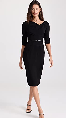 Black Halo Women's 3/4 Sleeve Jackie O Dress2