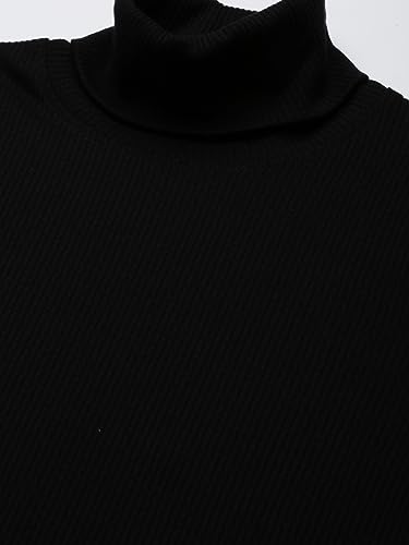Image of TWIN BIRDS Women Cotton Turtle Neck Ribbed Tee | Full Sleeve Winter Top