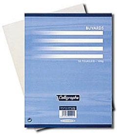 Papier buvard blanc Clairefontaine 100g de haute qualité pour calligraphie