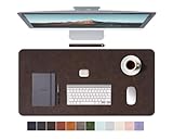 Sous-main de bureau en cuir extra large pour jeux et bureau - Sous-main...