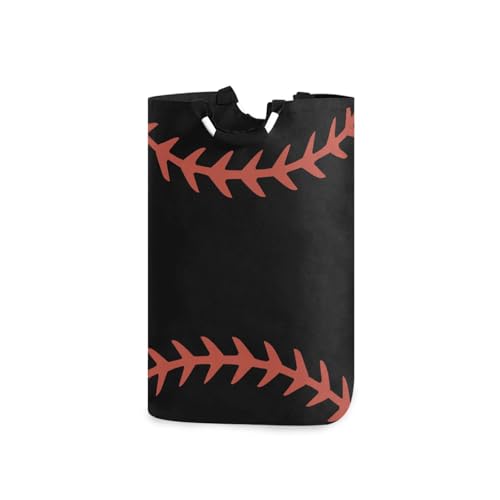 Cesta de lavandería plegable de béisbol con asa, Barreño Ropa, Bolsa de lavandería para almacenamiento de baño, para ropa, juguetes para perros, toallas, dormitorio, cuarto de lavado