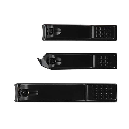 Pedicure-manicure-tool, zwarte teennagelsnijder, antiroest voor nagelknipper - Afbeelding 5