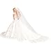 BARWA Wedding Dress with Veil White Princess Evening Party Clothes Wears Dress Outfit Set for 11.5 Inch Doll