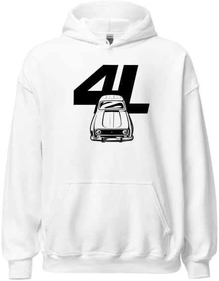 Retro Hatchback Front View Hoodie Vintage French Car Graphic Sweatshirt | INDIA - View #2