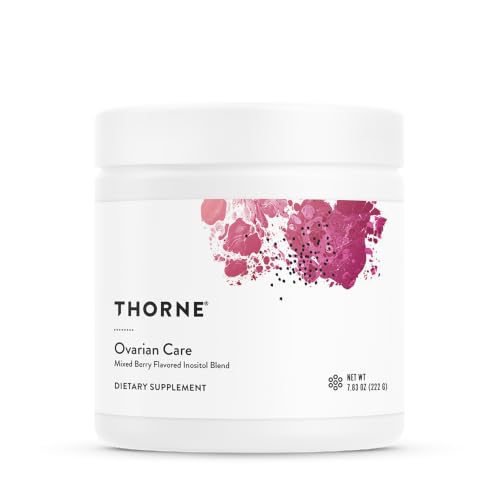 THORNE - Ovarian Care - Promotes Healthy Ovarian Function & Fertility Health* - Inositol CoQ10 Folate & Polyphenols - Womens Health Supplement - Mixed Berry - Third-Party Certified - 60 Servings