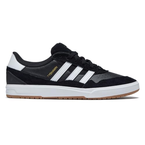 Adidas Tyshawn II Shoes - Core Black/FTWR White/Gum Four - 7.5
