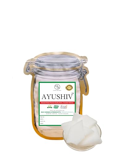 Ayushiv DESI KAPOOR (Cinnamomum camphora) - kapoor Desi - Pooja kapoor - Aarti kapoor (500 GM)