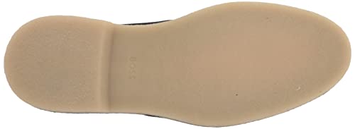 Image of BOSS Men's Suede Lace Up Desert Boot With Embossed Logo