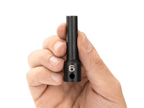 Image of TEKTON 3 /8 Inch Drive x 6 mm Deep 12-Point Impact Socket | SID13306