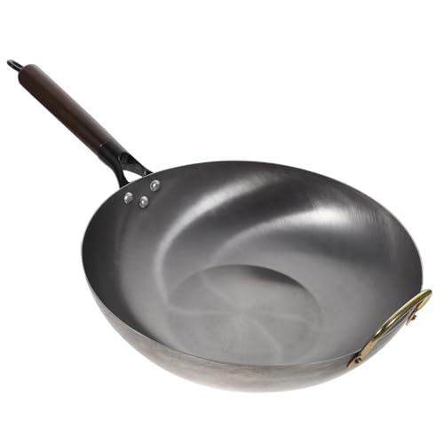 Wok de hierro grande STOBAZA para cocina tradicional miniatura 1