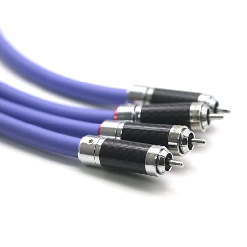 Câble audio HiFi 2RCA pour supprimer les parasites et bourdonnements de son