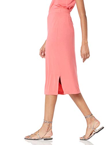 Image of Amazon Essentials Women's Pull-On Knit Midi Skirt with Elastic Waist, Stretchy (Available in Plus Size)