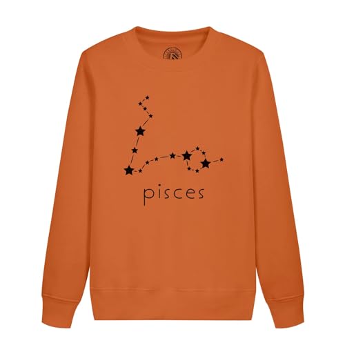 Sweatshirt enfant Poissons astrologie en coton doux confortable