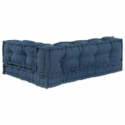Cojines para sofá de palés con tejido índigo de tacto suave y acabado ergonómico 6
