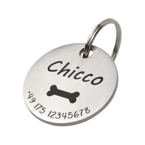 Hundemarke mit Gravur - Personalisiert Cover