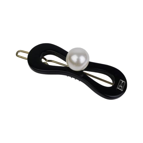 [�A���N�T���h�� �h�D �p��] ALEXANDRE DE PARIS �w�A�s�� NOIR ATB-18589-04-N PINCE TIMELESS LES PERLES LES GOBELINS 5CM [���s�A���i]