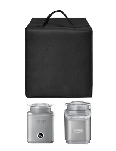 2QT Creami Maker Dust Cover Soft Serve Maker Cover Waterproof Anti-Static Nylon Case for CUISINART ICE30BCP/ 1ICE-70P1 Ice Cream Maker and Frozen Yogurt Machine