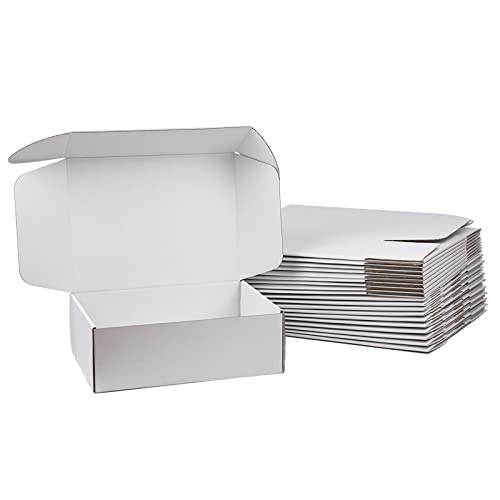 Sodissa Shipping Boxes 12X9X4 Inches Pack Of 20, White Corrugated Cardboard Box, Medium Mailing Boxes For Packaging Small Business #TOP7