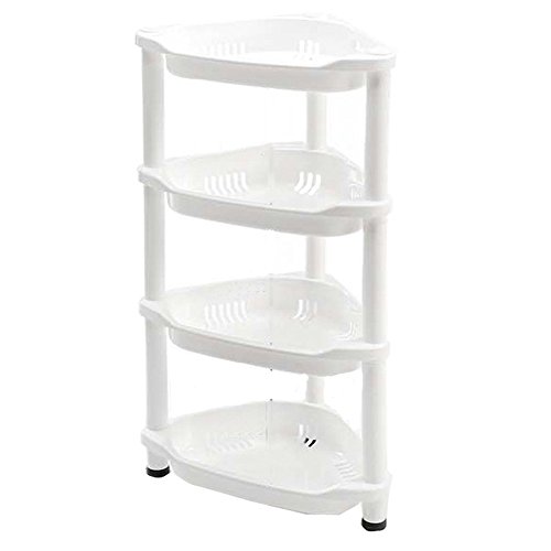 Preisvergleich Produktbild Mayfield Plaza Standregal Küche Badregal Kunststoff Weiss aus Plastik