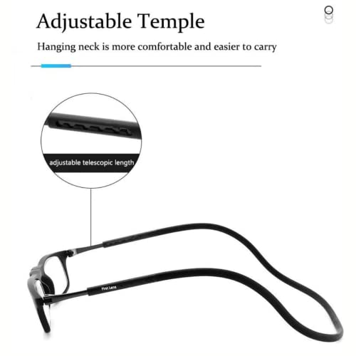 Image of First Lens Magnetic Blue Block Reading Glasses With Neck Band For Womens & Mens Easy to Use +1.00 | +1.50 | +2.00 | +2.50 | +3.00