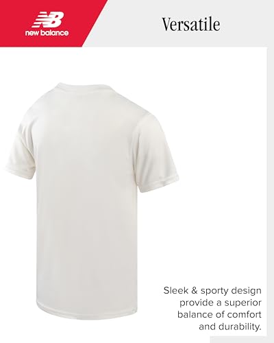 Image of New Balance Boys Shorts Set - 2 Piece Active Performance Athletic Shirt and Basketball Gym Shorts with Pockets
